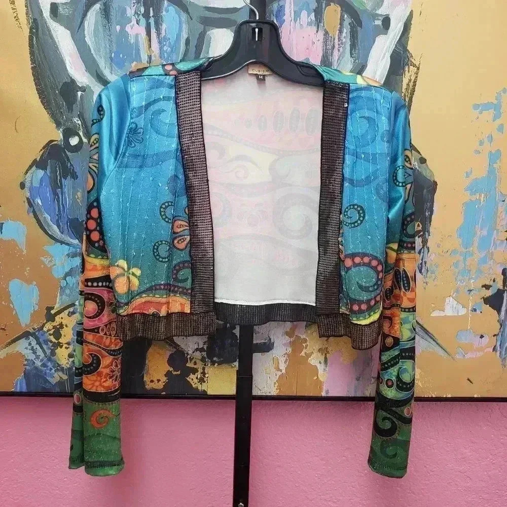 Cubism Tank and Jacket Set - Picture 5 of 10
